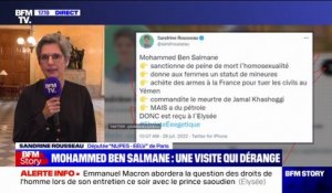 Sandrine Rousseau, à propos de la rencontre entre Mohammed Ben Salmane et Emmanuel Macron: "on donne les honneurs de la République française à quelqu'un qui ne les mérite pas"