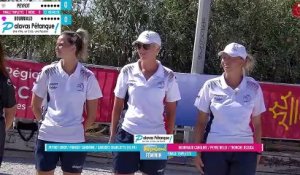 Finale du triplette - 10ème International féminin  à pétanque de Palavas 2022