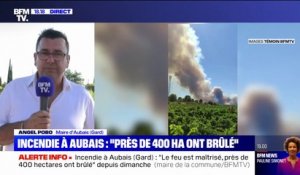 Incendie dans le Gard: le maire d'Aubais explique les raisons qui ont favorisé un incendie dans sa commune