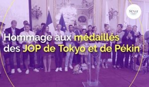 Hommage aux médaillés olympiques et paralympiques de Tokyo et Pékin au Sénat