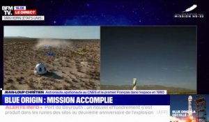 Blue Origin: la capsule de l'équipage est revenue sur Terre