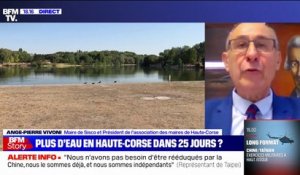 Le président de l'association des maires de Haute-Corse craint un manque d'eau "dans 15 jours"