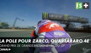 La pole pour Zarco, Quartararo 4ème - Grand Prix de Grande-Bretagne