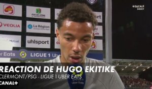 Réaction de Hugo Ekitike - Clermont/PSG