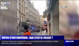 À Paris, un véhicule de police effectue un "contact tactique" pour interpeller un chauffard