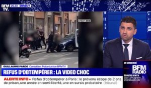 Refus d'obtempérer à Paris: le chauffeur condamné à deux ans de prison