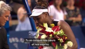 Toronto - Les adieux émouvants de Serena William à Toronto