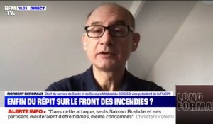 "La météo commence à être avec nous": le soulagement du vice-président de la Fédération nationale des sapeurs-pompiers de France