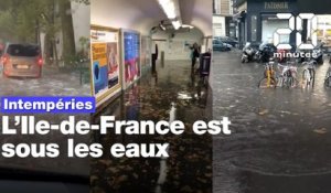 Intempéries : Paris fait face à un orage impressionnant