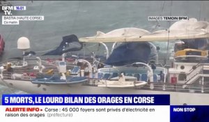 Corse: le bilan des violents orages s'alourdit à cinq morts