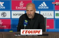 Peter Bosz (OL) « On ne peut pas continuer comme ça » - Foot - Ligue 1