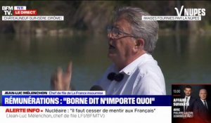 Planification écologique: Jean-Luc Mélenchon tacle Emmanuel Macron de "petit Mélenchon de contrebande"