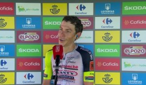 Tour d'Espagne 2022 - Louis Meintjes à l'arrivée de la 9e étape de La Vuelta qu'il a remporté !