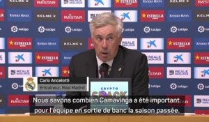 3e j. - Ancelotti : "Camavinga apporte beaucoup d'énergie"