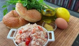 Gourmand - Bagel au crabe