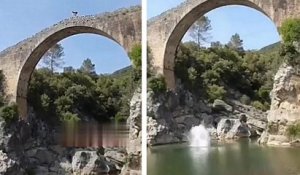 Un touriste français se casse la jambe en sautant d'un pont