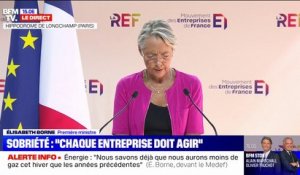 Énergie: Élisabeth Borne invite chaque entreprise à établir en septembre "un plan de sobriété"