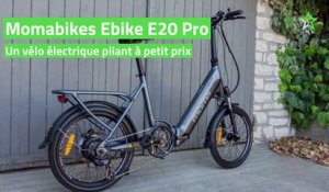 Test Momabikes Ebike E20 Pro : un vélo électrique pliant à petit prix