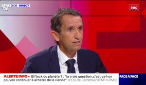 Alexandre Bompard, PDG de Carrefour, sur la sobriété énergétique: "On va baisser d'ici 2024 de 20% notre consommation d'énergie"