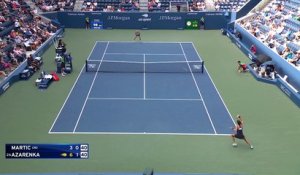 Azarenka - Martic - Les temps forts du match - US Open