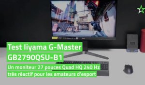 Test Iiyama G-Master GB2790QSU-B1 : un moniteur 27 pouces Quad HQ 240 Hz très réactif pour les amateurs d'esport