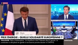 Crise de l'énergie - Emmanuel Macron: "Nous sommes en guerre et il faut produire plus vite de l'électricité. Nous avons besoin de la solidarité européenne"