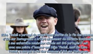 Mike Tindall - pour marquer la fin des vacances d'été, il fait un beau cadeau à ses enfants