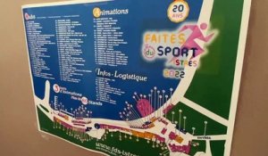 Arnaud Gebleux de l’OMS Istres présente la Faites du sport 2022