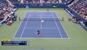 Krejcikova Siniakova - Dabrowski Olmos - Les temps forts du match - US Open
