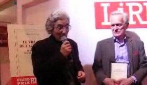 Boualem Sansal reçoit le Grand Prix RTL-Lire