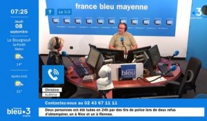 08/09/2022 - Le 6/9 de France Bleu Mayenne en vidéo