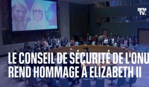 Le conseil de sécurité de l'ONU observe une minute de silence en hommage à Elizabeth II