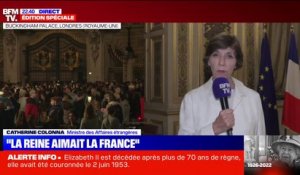 Catherine Colonna: "Elizabeth II était incontestablement une amie de la France"