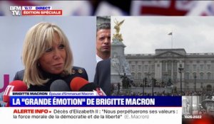 Brigitte Macron à propos d'Elizabeth II: "Pour moi, elle est et restera la reine"