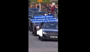 L'incroyable silence lors du passage du cercueil d'Elizabeth II à Ballater en Écosse