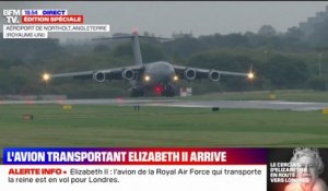 L’avion transportant le cercueil de la reine Elizabeth II a atterri à Londres