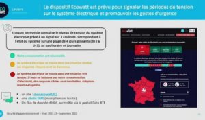 Qu'est-ce que le dispositif "Ecowatt" de RTE pour réduire la consommation électrique ?