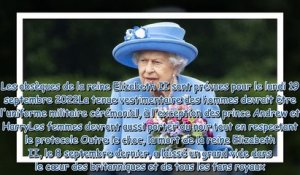 Obsèques d'Elizabeth II - quel est le dress code requis -