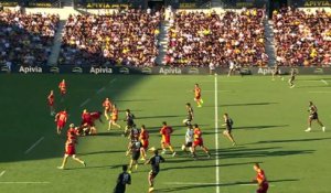 TOP 14 - Essai de Romain SAZY (SR) - Stade Rochelais - USA Perpignan - Saison 2022/2023