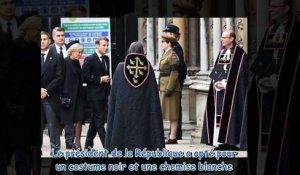Brigitte Macron protocolaire - son pas de côté vestimentaire pour les obsèques d'Elizabeth II