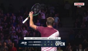 Le replay de Wawrinka - Medvedev - Tennis - ATP 250 Metz