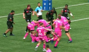 TOP 14 - Essai de James HALL (SFP) - LOU Rugby - Stade Français Paris - Saison 2022:2023