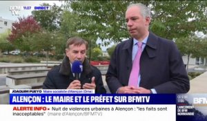 Nuit de violences urbaines à Alençon: pour le maire, "les faits sont inacceptables"