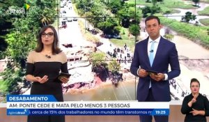 Au moins trois personnes ont été tuées et 14 blessées après l'effondrement d'un pont dans l'État brésilien d'Amazonas