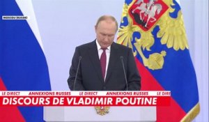 Vladimir Poutine : « La population a fait son choix»