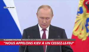 Vladimir Poutine : «l'Occident est prêt à tout»