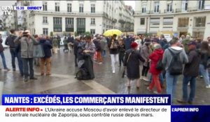 Nantes: les commerçants dans la rue pour dénoncer l'insécurité