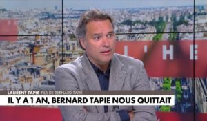 Laurent Tapie : «Je vais lancer une souscription pour qu’avec tous ceux qui aimaient mon père, on se cotise tous pour faire une statue»