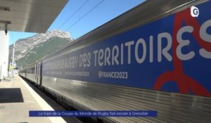 Reportage - Le train du rugby fait escale à Grenoble
