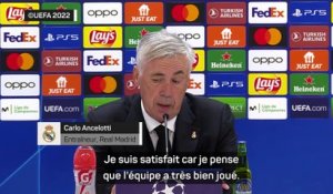 Ancelotti : "Benzema a fait un match plein"